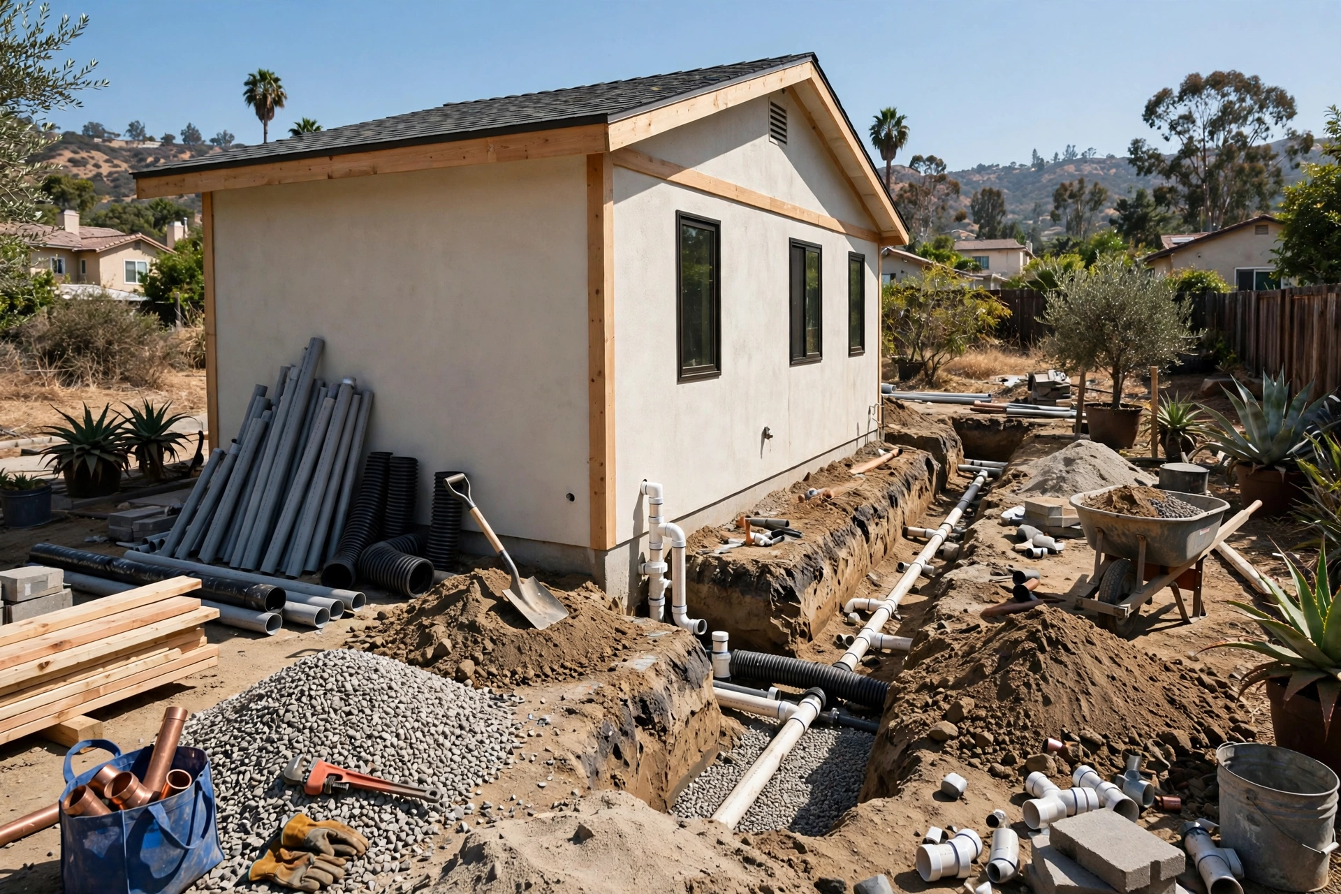 Adding an ADU in LA County? Don’t Forget the Plumbing